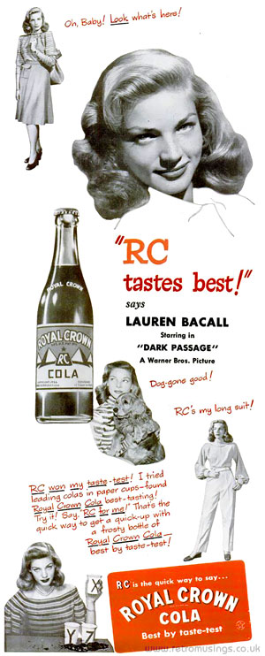 Royal Crown Cola ~ Soda Adverts [1943 1948] Retro Musings