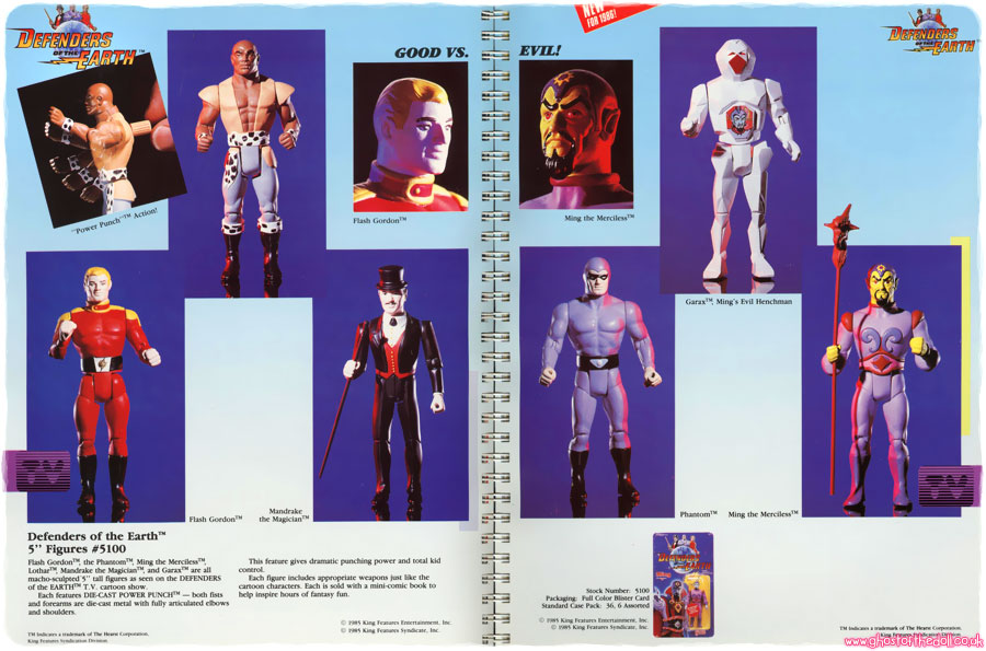 defenders of the earth action figures