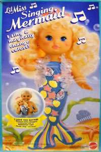 singing mermaid doll