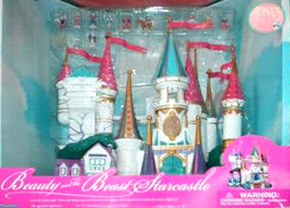 beauty and the beast castle toy