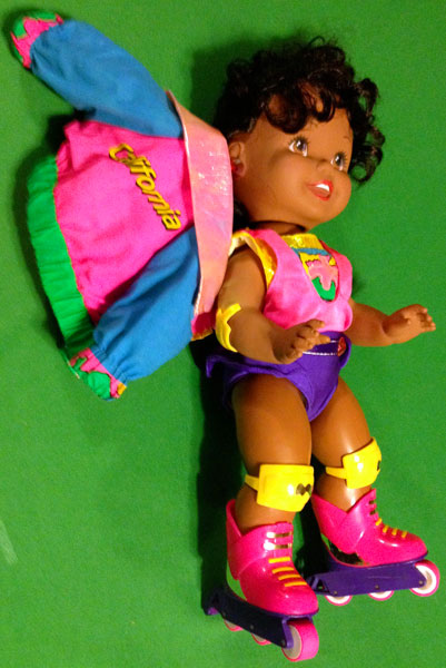 roller skating baby doll