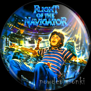 Flight Of The Navigator - Retro Movie Badge/Magnet