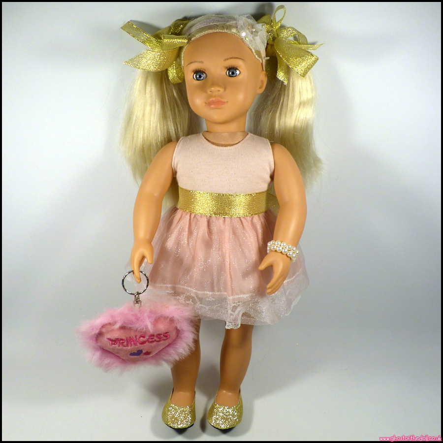 OUR GENERATION Doll MILLIE Princess Pink Dress Shoes Blonde Hair Blue Eyes