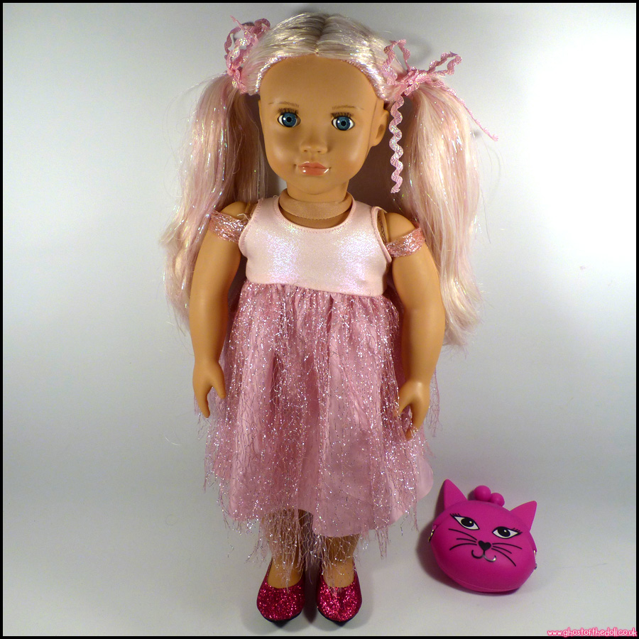 OUR GENERATION Doll TWINKLE Tooth Fairy GLITTERY PINK Hair Dress Shoes Blue Eyes