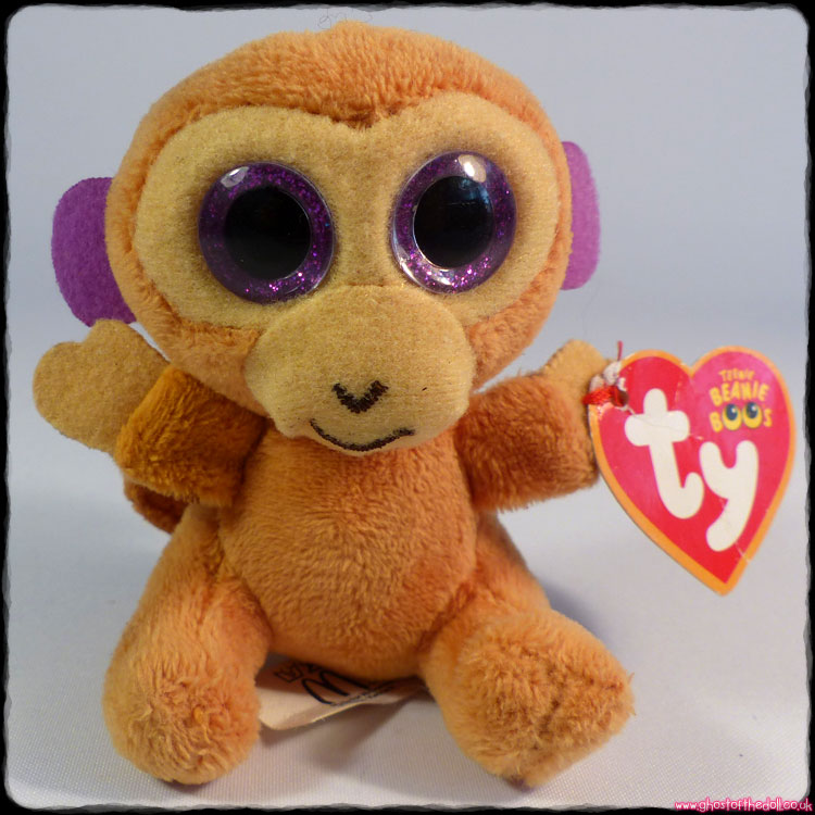 McDonald's Happy Meal Bongo Toy Animal Teenie Beanie Babies TY 2 Monkey ...