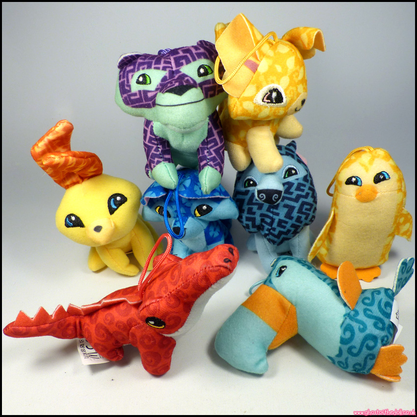 ANIMAL JAM Bundle 8x Plush Toys (McDonalds 2018) Set 1 - Click Image to Close