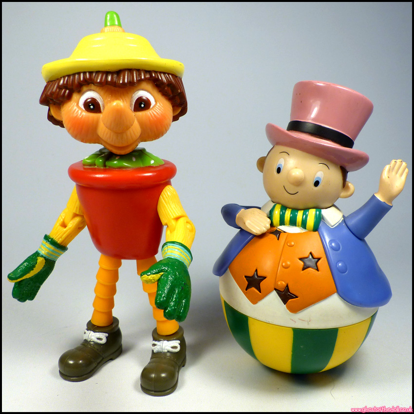 BILL & BEN Figure x2 Noddy MR WOBBLE MAN Bundle (McDonalds 2002/2004 ...