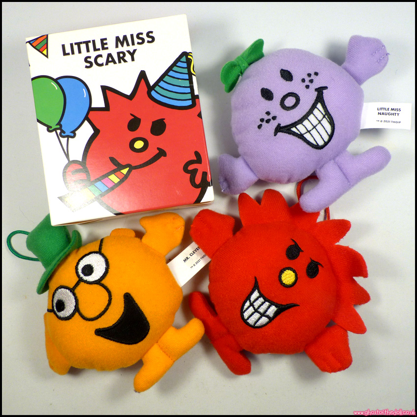 MR MEN Plush x3 CLEVER Little Miss SCARY Naughty BOX (McDonalds 2021) - Click Image to Close