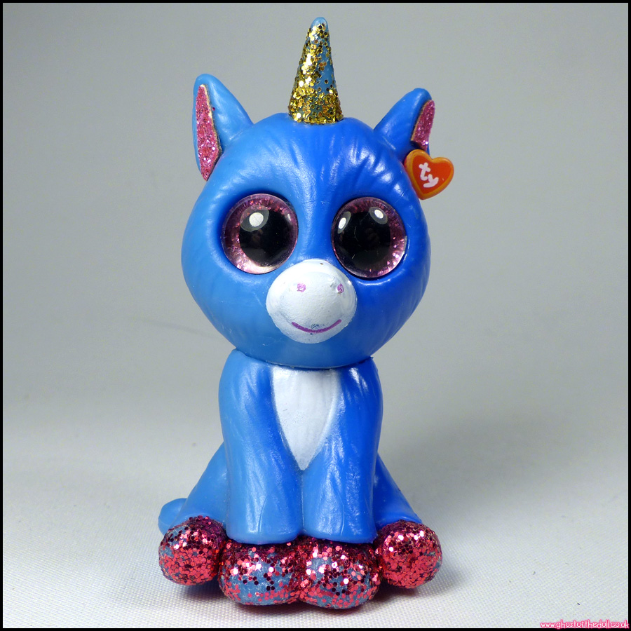 Ty MINI BOOS Series 5 STITCH Blue Glittery Unicorn Figure (1)