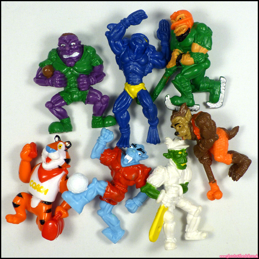 MONSTER SPORTS STARS WRESTLERS IN MY POCKET Vintage 7x Figures (MEG 1995 1996) 1