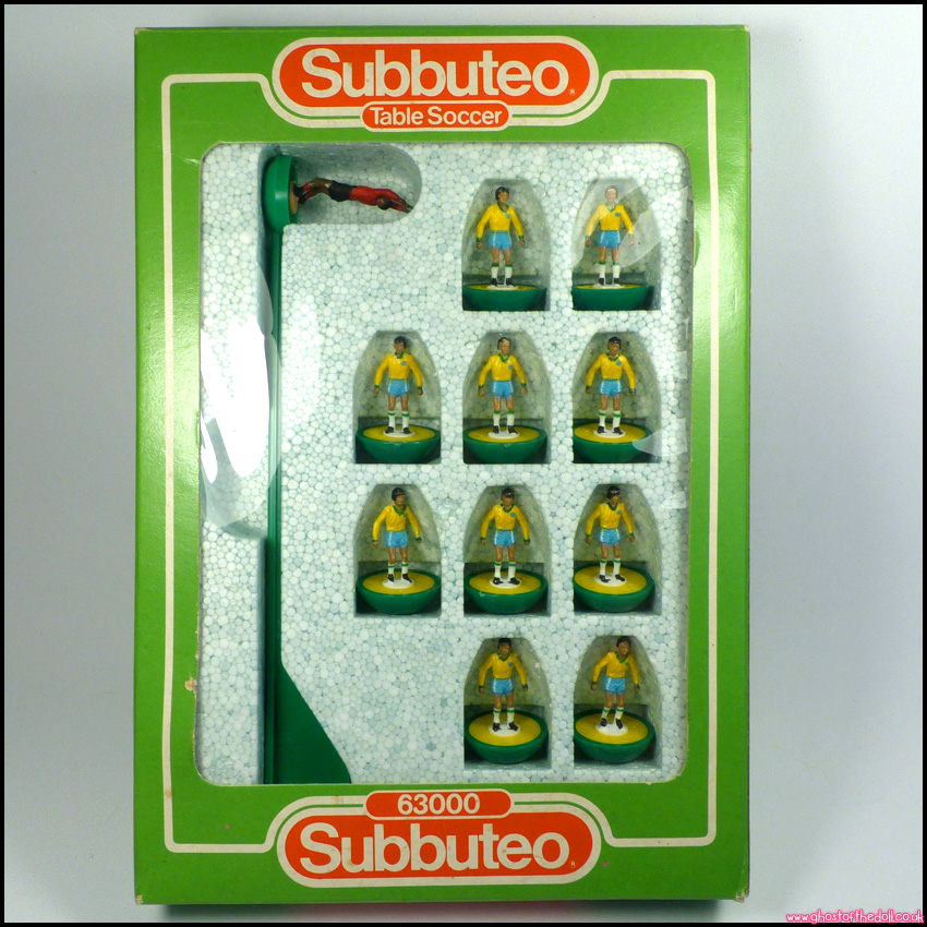 SUBBUTEO 63000 Team Figure BRAZIL 410 BOX Vintage 1980s WORLD CUP 1986