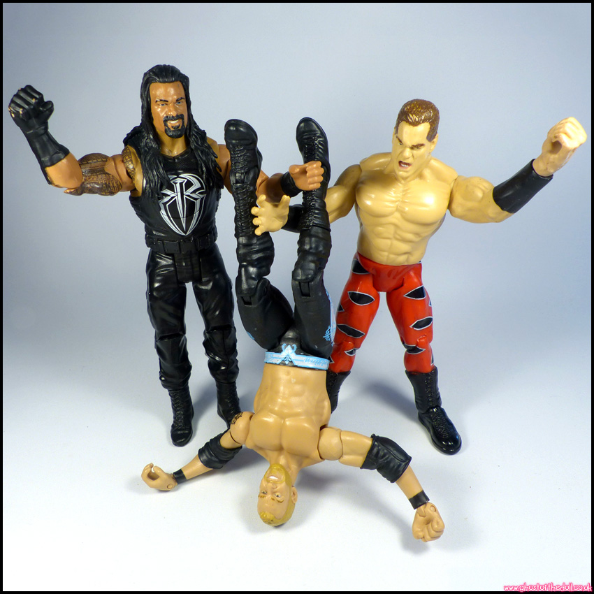 WWE Wrestling Figure CHRIS BENOIT s1 CHRISTIAN s47 Tough Talkers ROMAN REIGNS x3