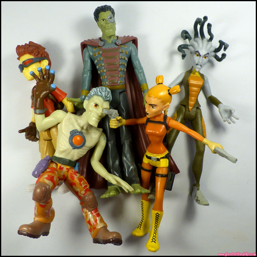 MATT HATTER Bundle DOC FOSSIL Tenoroc MEDUSA Prowler 5x Figures (Simba 2014)