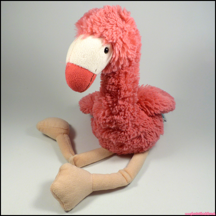 JELLYCAT Plush FLAMINGO Pink BASHFUL 8" Beanie Soft Toy (Laura Ashley Kids)