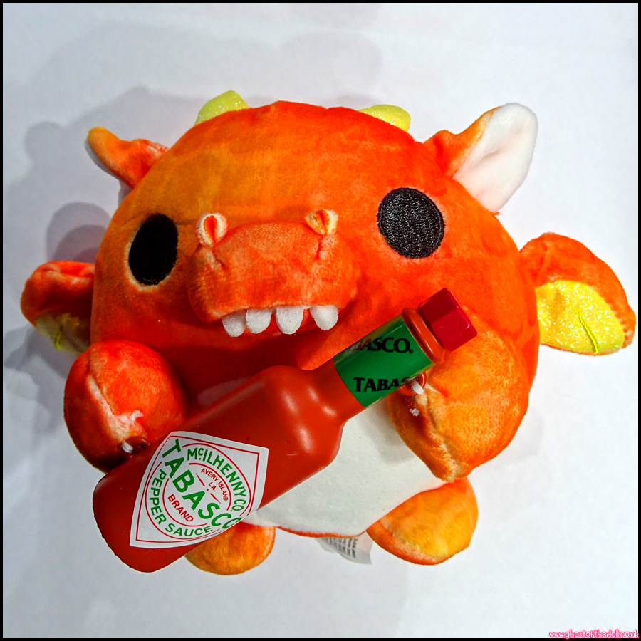 SNACKLES Plush DRAGON Small 5" TABASCO Ultra Soft Squishy Orange Toy (Zuru 2023)