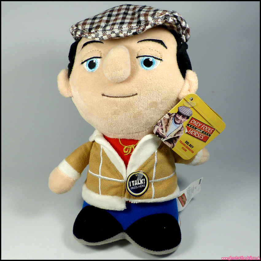 ONLY FOOLS AND HORSES Talking Plush DEL BOY 9" + Tags (BBC 8th Wonder)