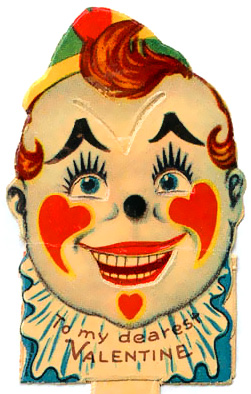 Hysterically Funny Creepy Clown Valentine's Day Card – Lilybranch