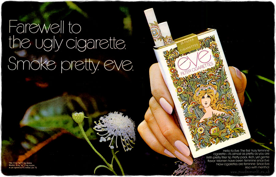 Eve [1971-1972] Cigarette Adverts | Retro Musings