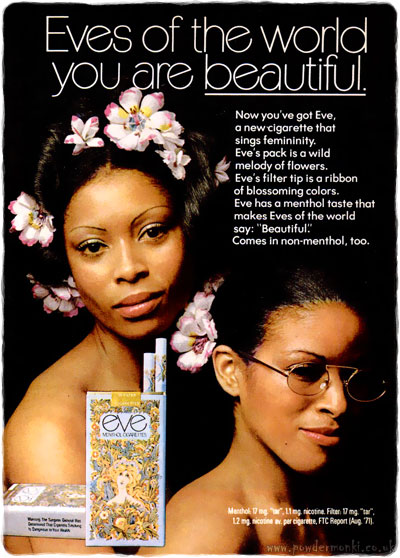 Eve [1971-1972] Cigarette Adverts | Retro Musings