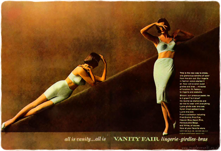 1939 women's Vanity Fair slip girdle bra gown Intimates lingerie