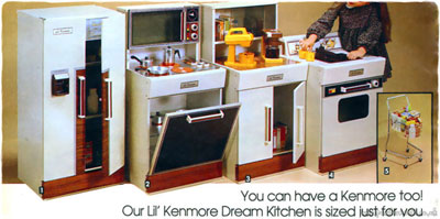 kenmore kids kitchen set