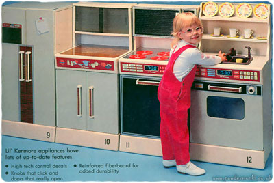 kenmore children's kitchen set