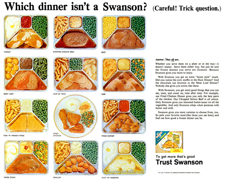 Featured image of post How to Make Swanson Tv Dinner Ads