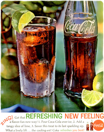 Coca Cola ~ Soda Adverts [1961-1962] “Refreshing New Feeling” | Retro ...