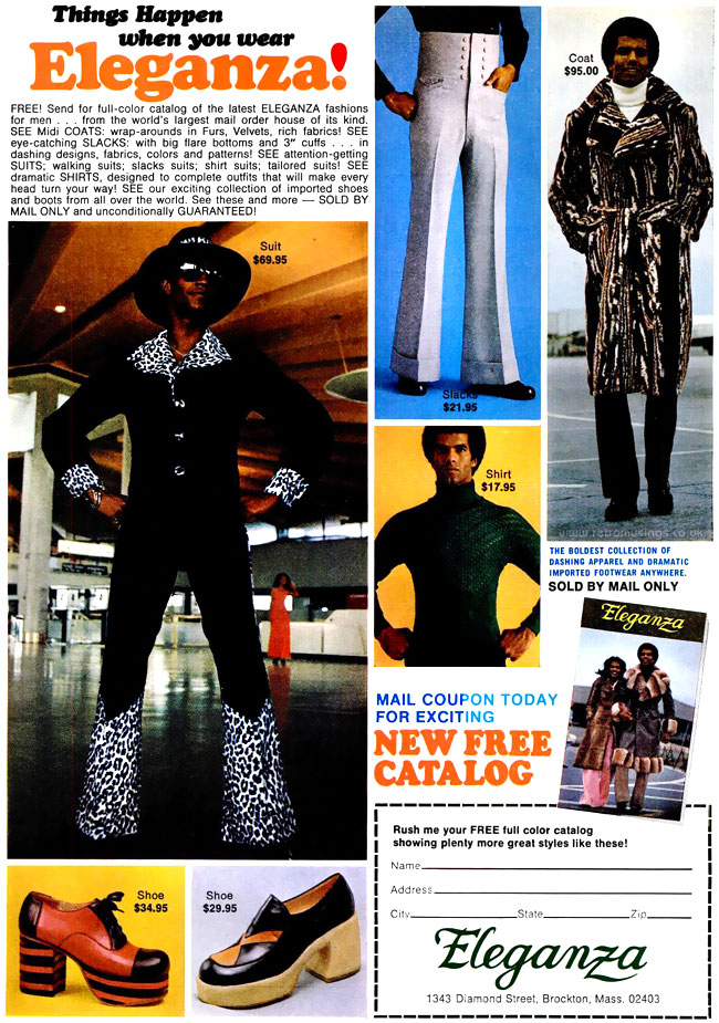 Eleganza ~ Menswear Adverts [1969-1974] | Retro Musings