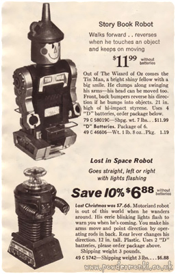 Toy Robots ~ Catalogues [1960’s-1970’s] | Retro Musings