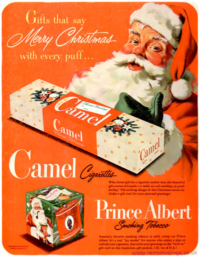 Camels & Prince Albert ~ Christmas Cigarette Adverts [1940-1958 ...