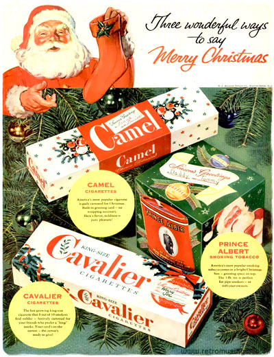 Camels & Prince Albert ~ Christmas Cigarette Adverts [1940-1958 ...