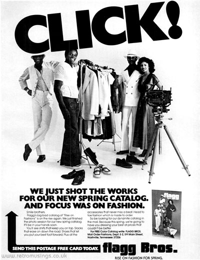 Flagg Bros ~ Menswear Adverts [1972-1979] | Retro Musings