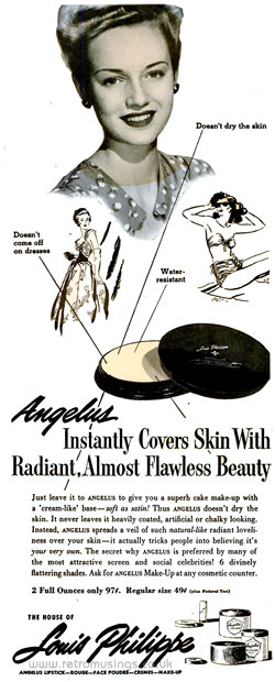 Louis Philippe ~ Makeup Adverts [1942-1945] | Retro Musings