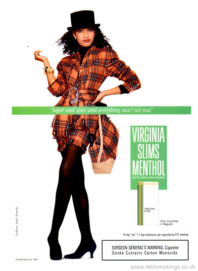 Virginia Slims [1990-1994] Cigarette Adverts | Retro Musings