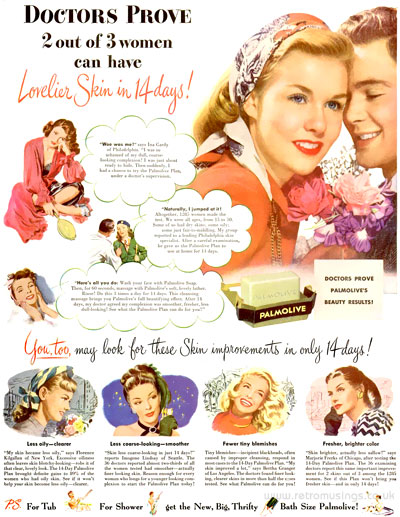 Palmolive ~ Soap Adverts [1945-1948] | Retro Musings