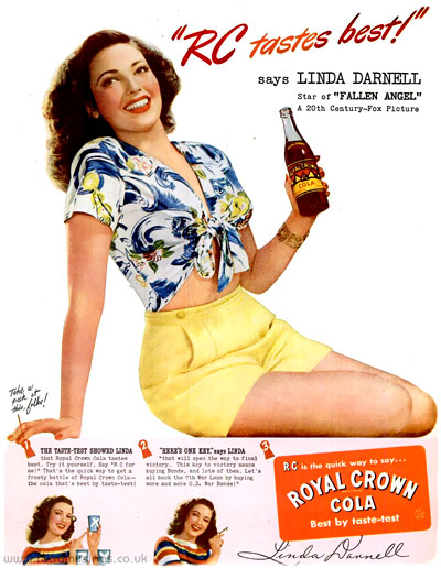 Royal Crown Cola ~ Soda Adverts [1942-1948] | Retro Musings