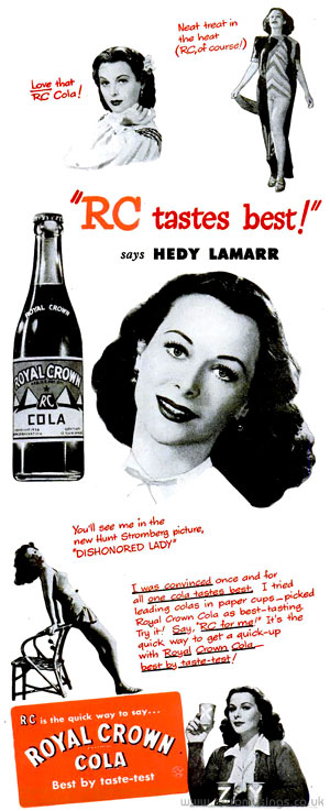 Royal Crown Cola ~ Soda Adverts [1943 1948] Retro Musings