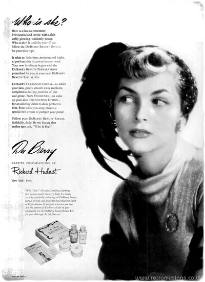 DuBarry ~ Makeup Adverts [1947-1951] “Beauty Preparations” | Retro Musings