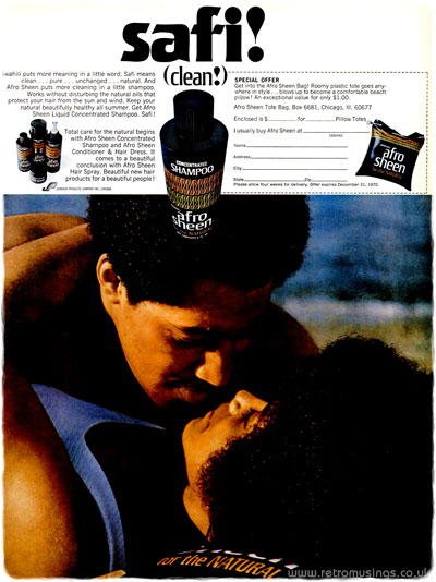 Afro Sheen ~ Hair Care Adverts [1968-1973] | Retro Musings