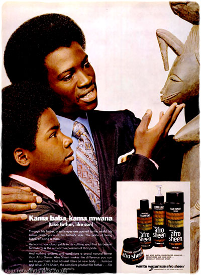 Afro Sheen Hair Care Adverts 1968-1973 Retro Musings