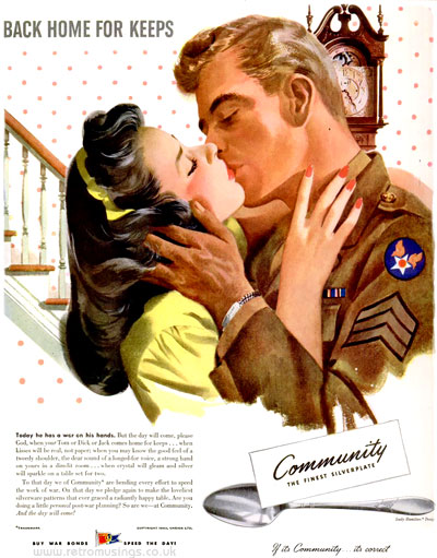 Community ~ Cutlery Adverts [1943-1945] Illustrations by Jon Whitcomb ...