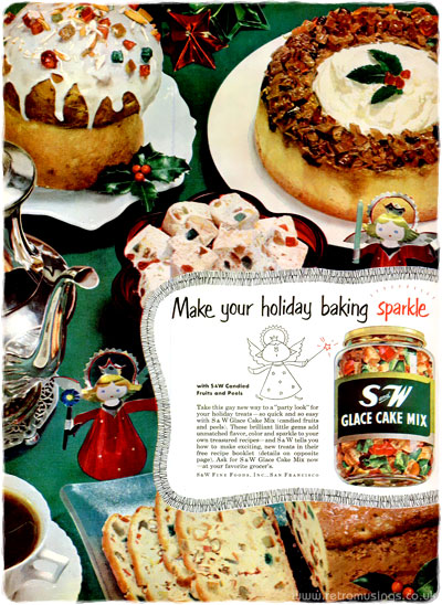 Cakes, Sweets & Puddings ~ Christmas Food Adverts [1951-1959] | Retro ...