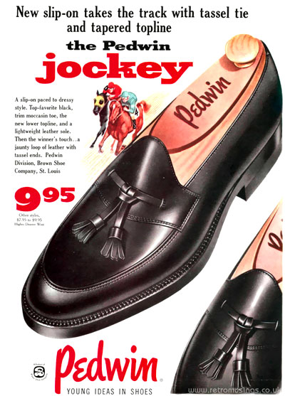 “Pedwin” Brown Shoe Company ~ Men’s Shoe Adverts [1954-1958] | Retro ...