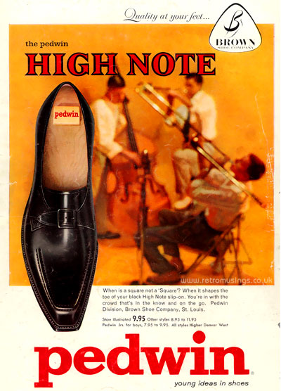 “Pedwin” Brown Shoe Company ~ Men’s Shoe Adverts [1954-1958] | Retro ...