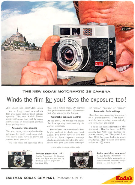 1987: KODAK FLING CAMERA. Eastman Kodak Company. Rochester…